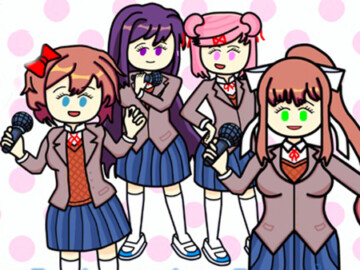 FNF X DDLC Game Play Online Free
